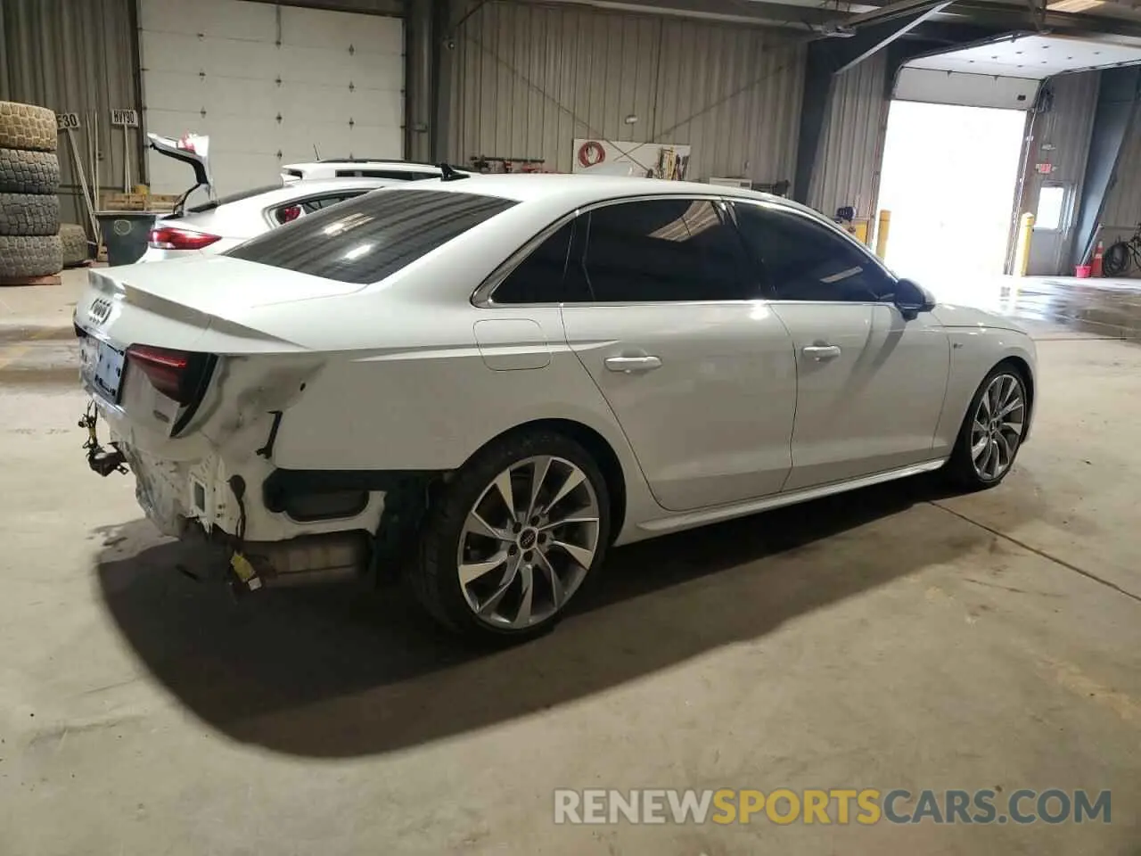 3 Photograph of a damaged car WAUEAAF49MA016195 AUDI A4 2021