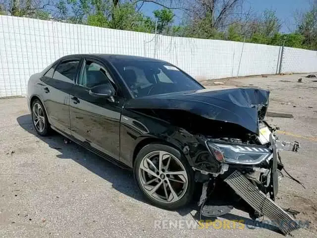 10 Фотография поврежденного автомобиля WAUEAAF49MA079393 AUDI A4 2021