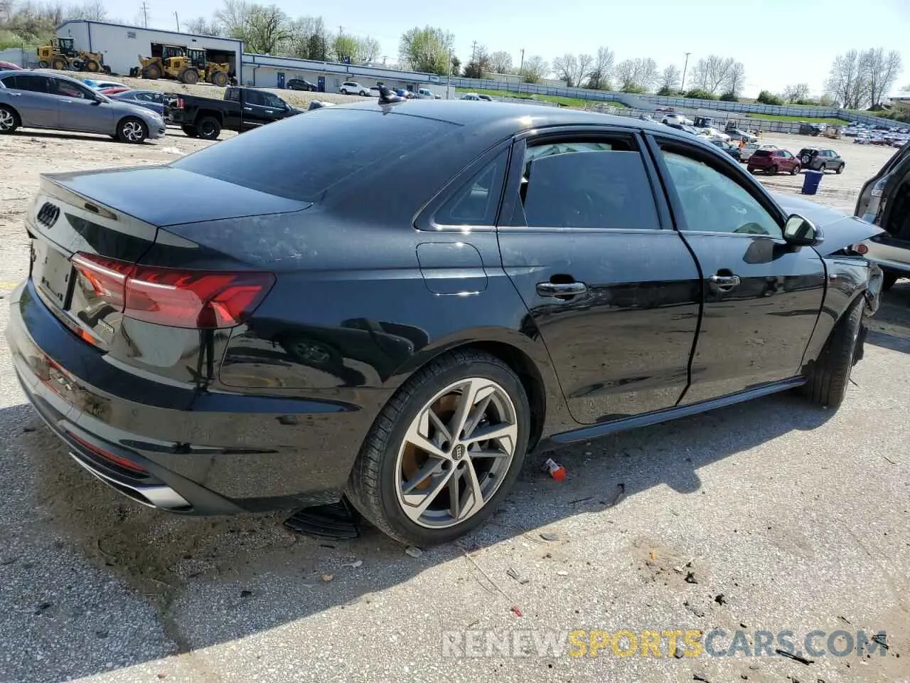 3 Фотография поврежденного автомобиля WAUEAAF49MA079393 AUDI A4 2021