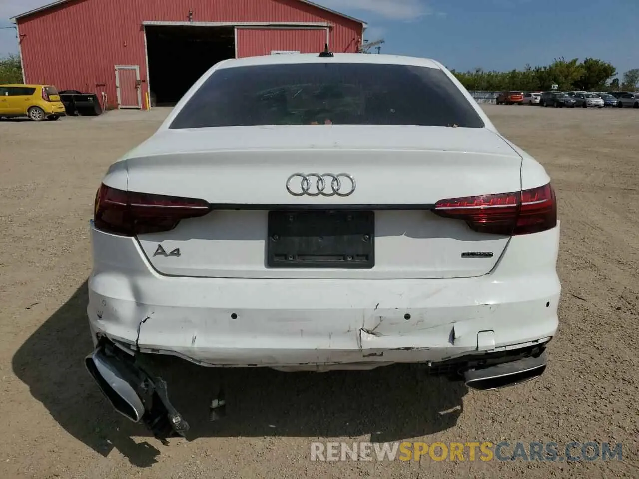 6 Фотография поврежденного автомобиля WAUFAAF43MA067535 AUDI A4 2021