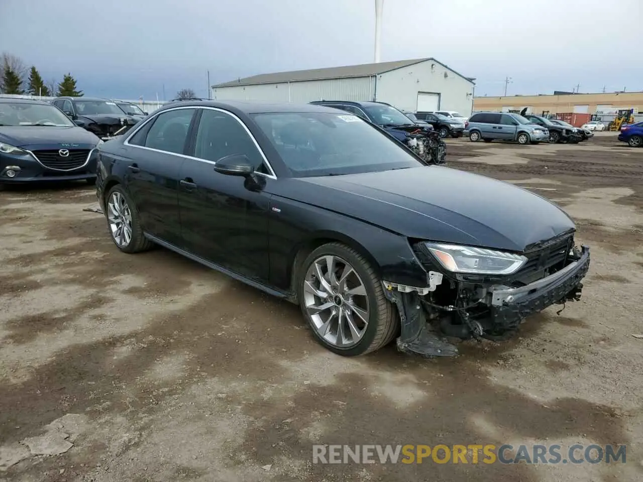 4 Фотография поврежденного автомобиля WAUFAAF45MN013212 AUDI A4 2021