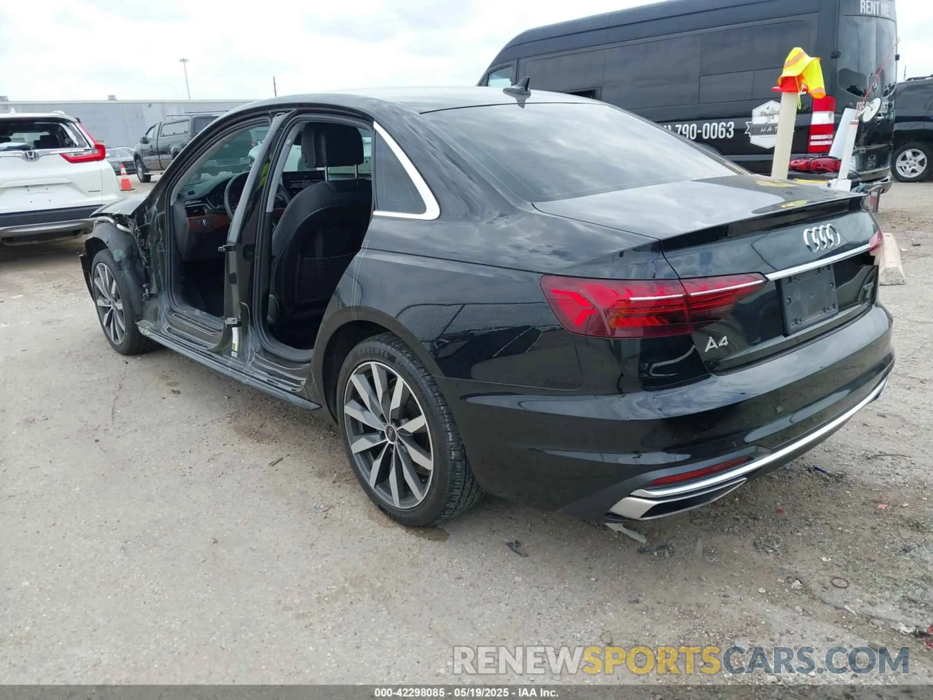 3 Photograph of a damaged car WAUABAF44NA018899 AUDI A4 2022