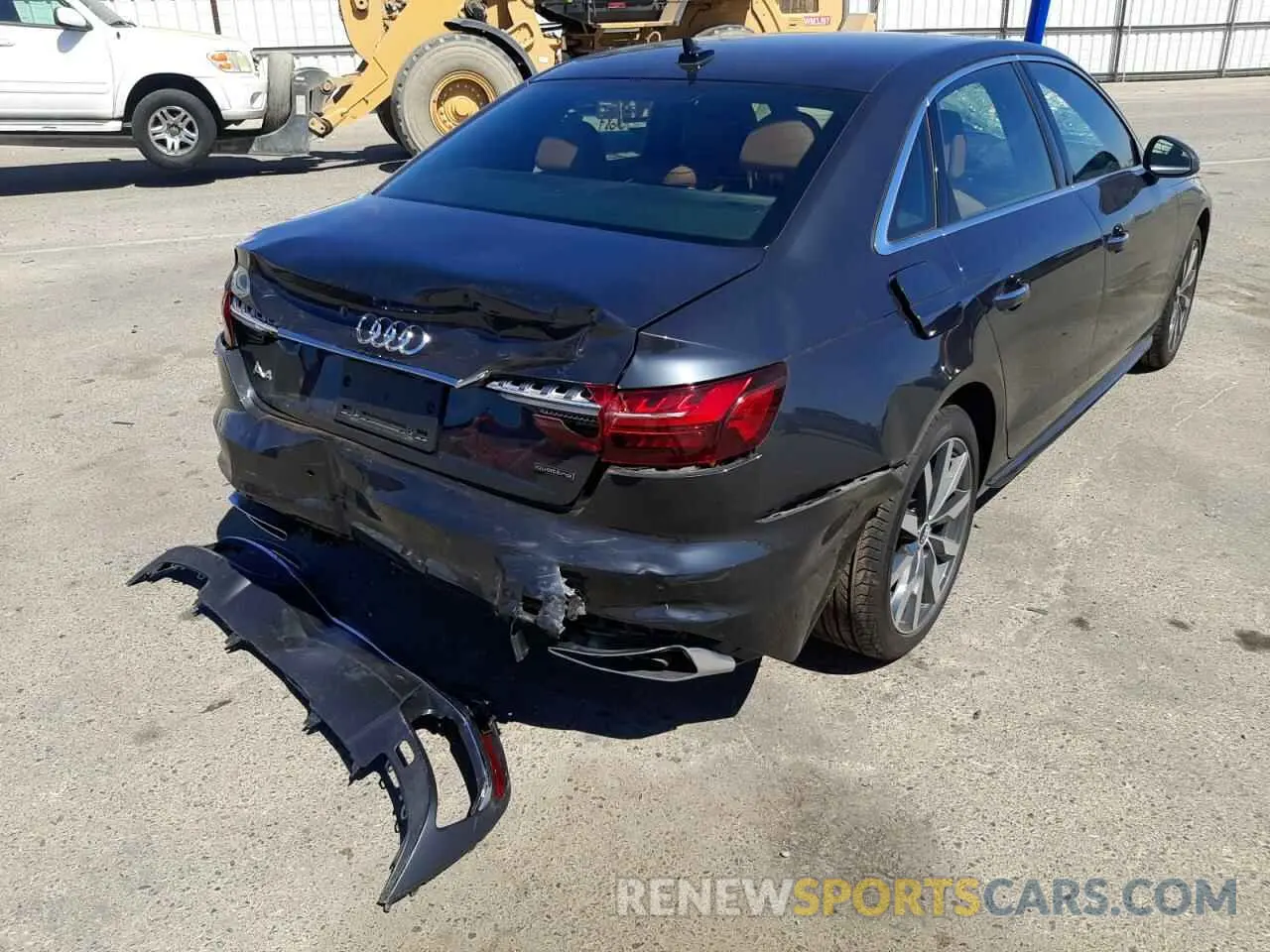 4 Photograph of a damaged car WAUCBAF48NN000973 AUDI A4 2022