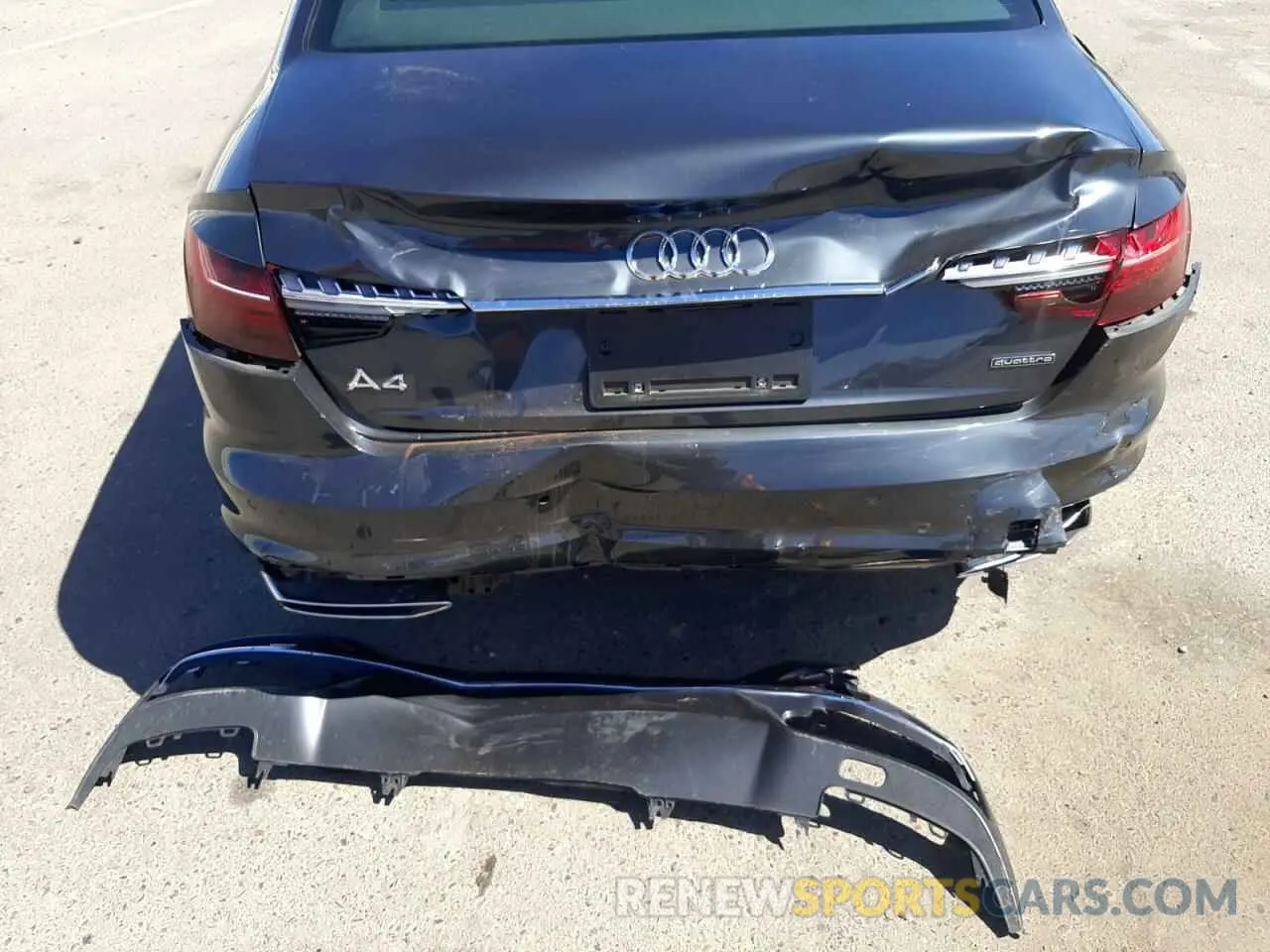 9 Photograph of a damaged car WAUCBAF48NN000973 AUDI A4 2022