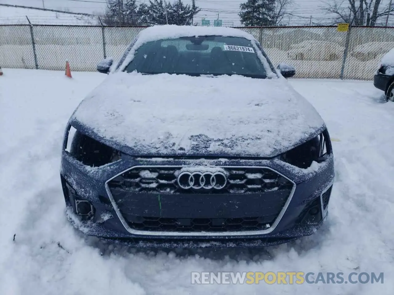 5 Фотография поврежденного автомобиля WAUEAAF41NN012507 AUDI A4 2022