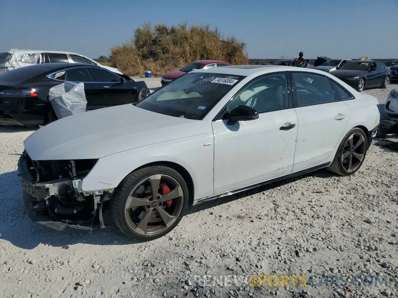 1 Photograph of a damaged car WAUEAAF42NN013374 AUDI A4 2022