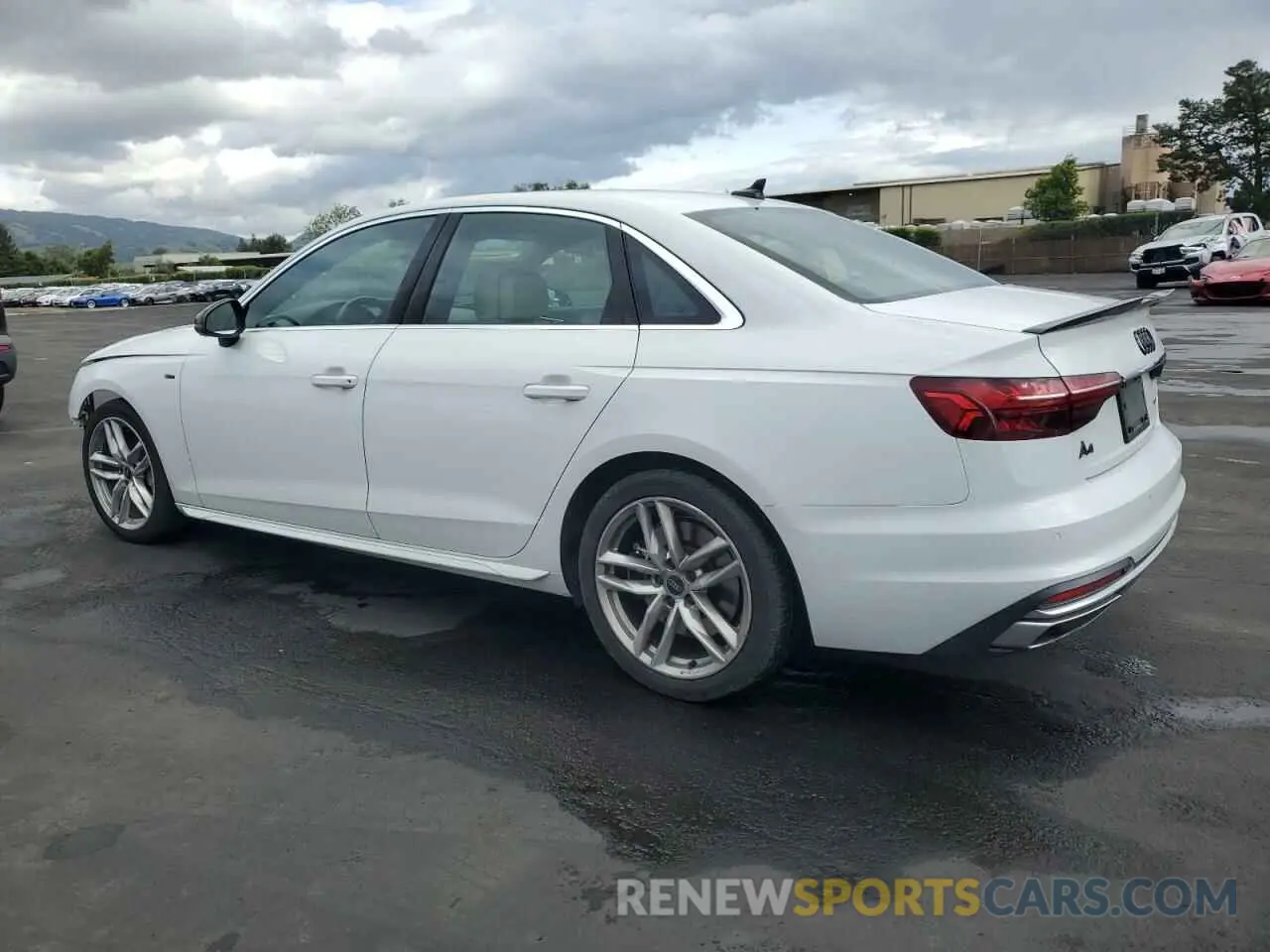 2 Photograph of a damaged car WAUEAAF44NN014025 AUDI A4 2022