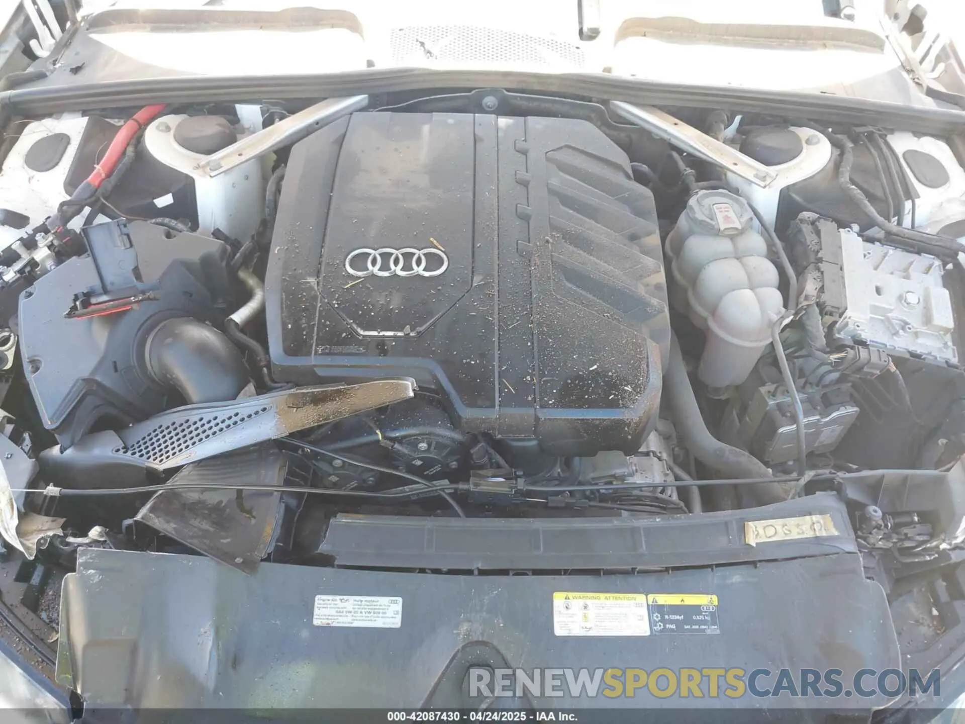 10 Фотография поврежденного автомобиля WAUEAAF45NN013501 AUDI A4 2022