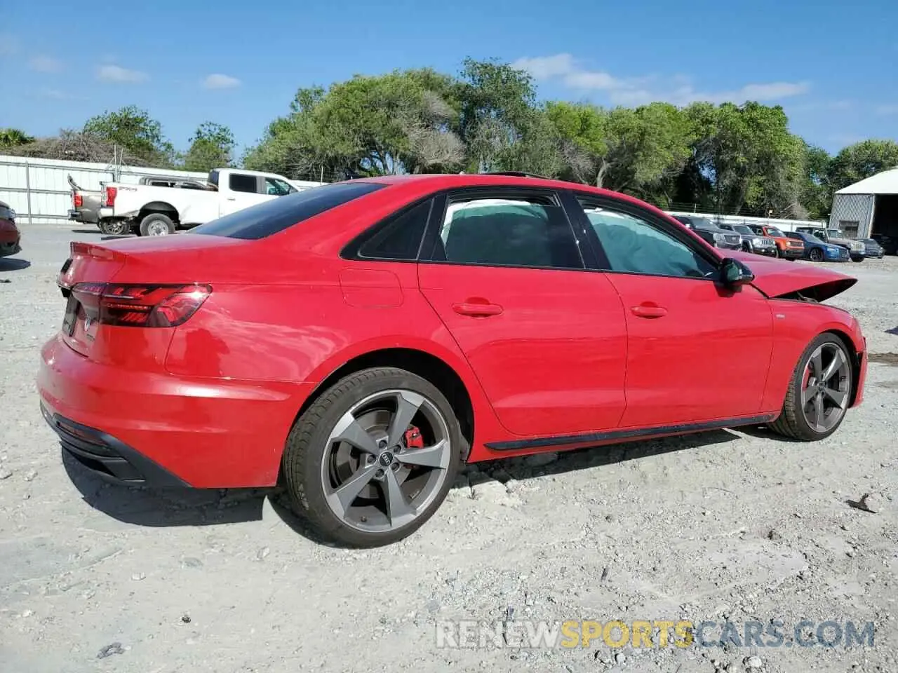 3 Photograph of a damaged car WAUEAAF46NN004435 AUDI A4 2022