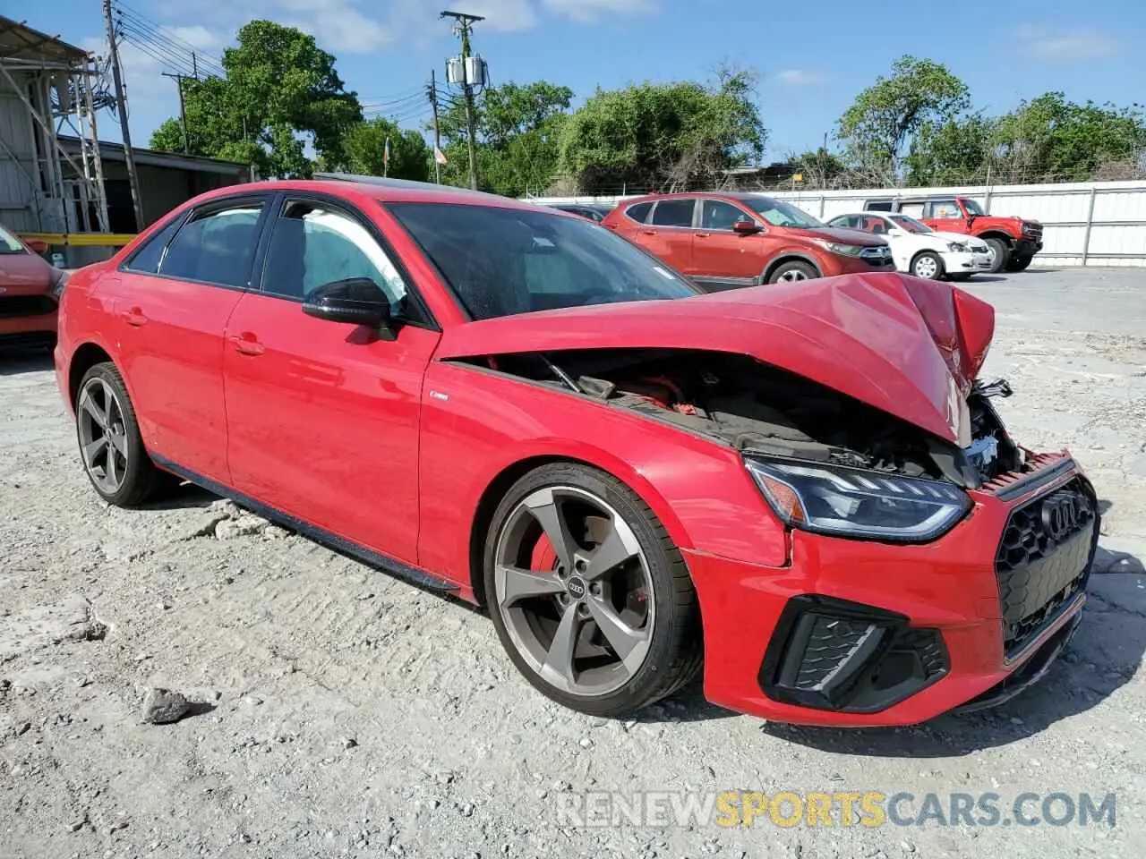 4 Photograph of a damaged car WAUEAAF46NN004435 AUDI A4 2022