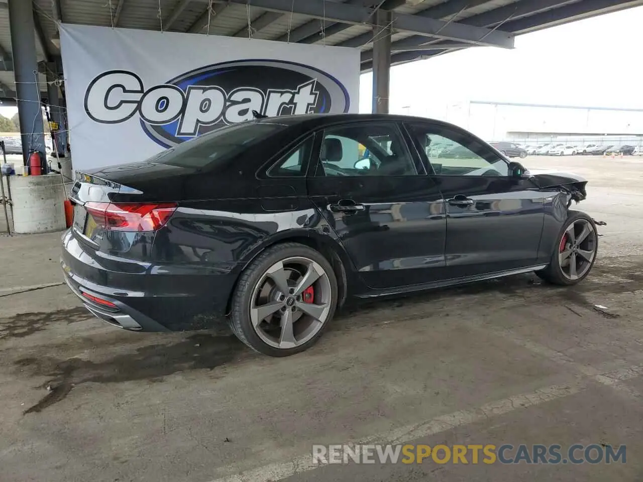 3 Photograph of a damaged car WAUEAAF46NN006492 AUDI A4 2022