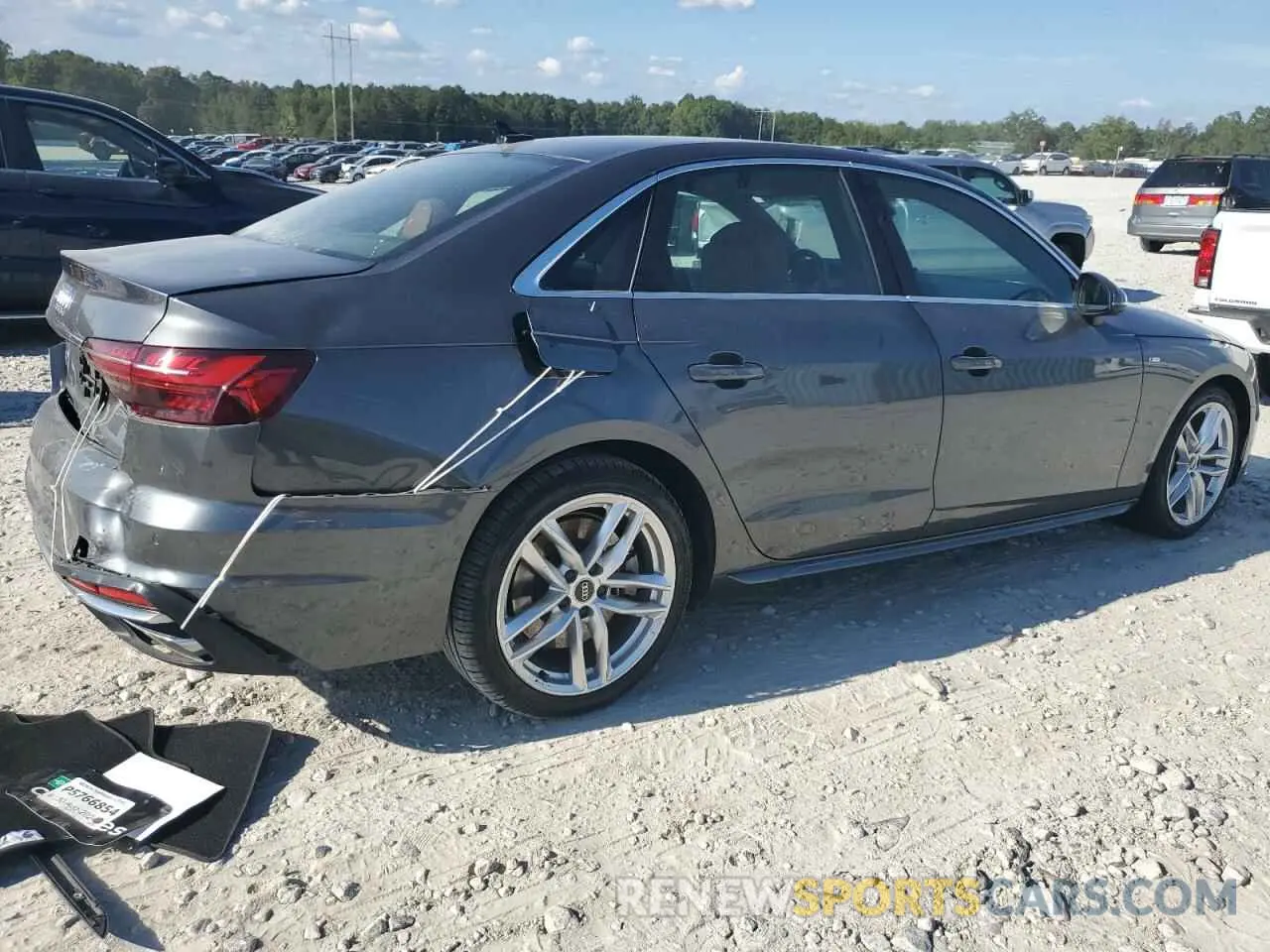 3 Photograph of a damaged car WAUEAAF47NN015167 AUDI A4 2022
