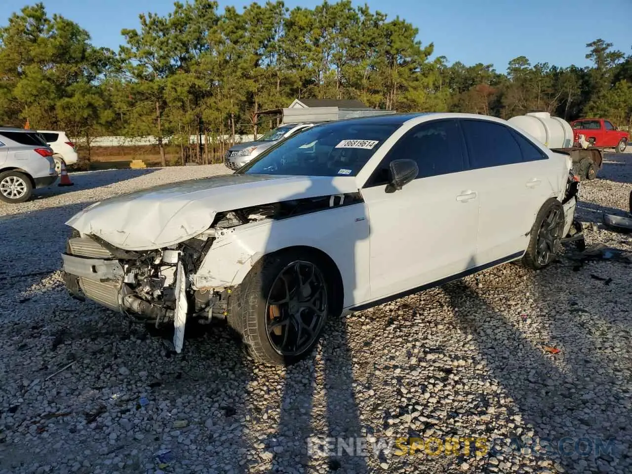 1 Photograph of a damaged car WAUEAAF48NA008266 AUDI A4 2022