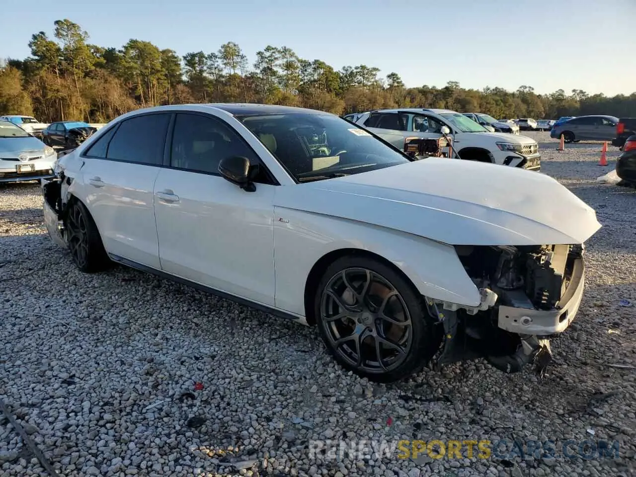 4 Photograph of a damaged car WAUEAAF48NA008266 AUDI A4 2022