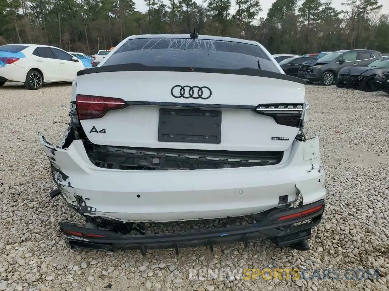 6 Photograph of a damaged car WAUEAAF48NA008266 AUDI A4 2022