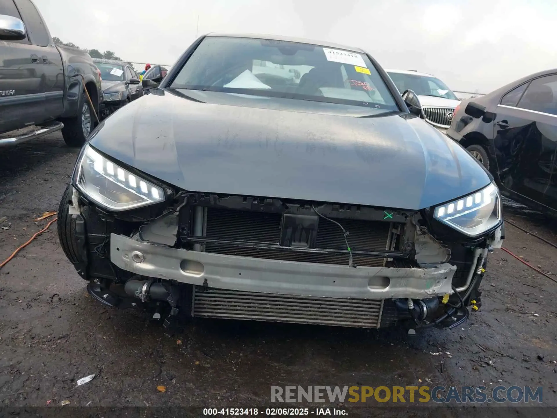 13 Photograph of a damaged car WAUEAAF48NA044653 AUDI A4 2022