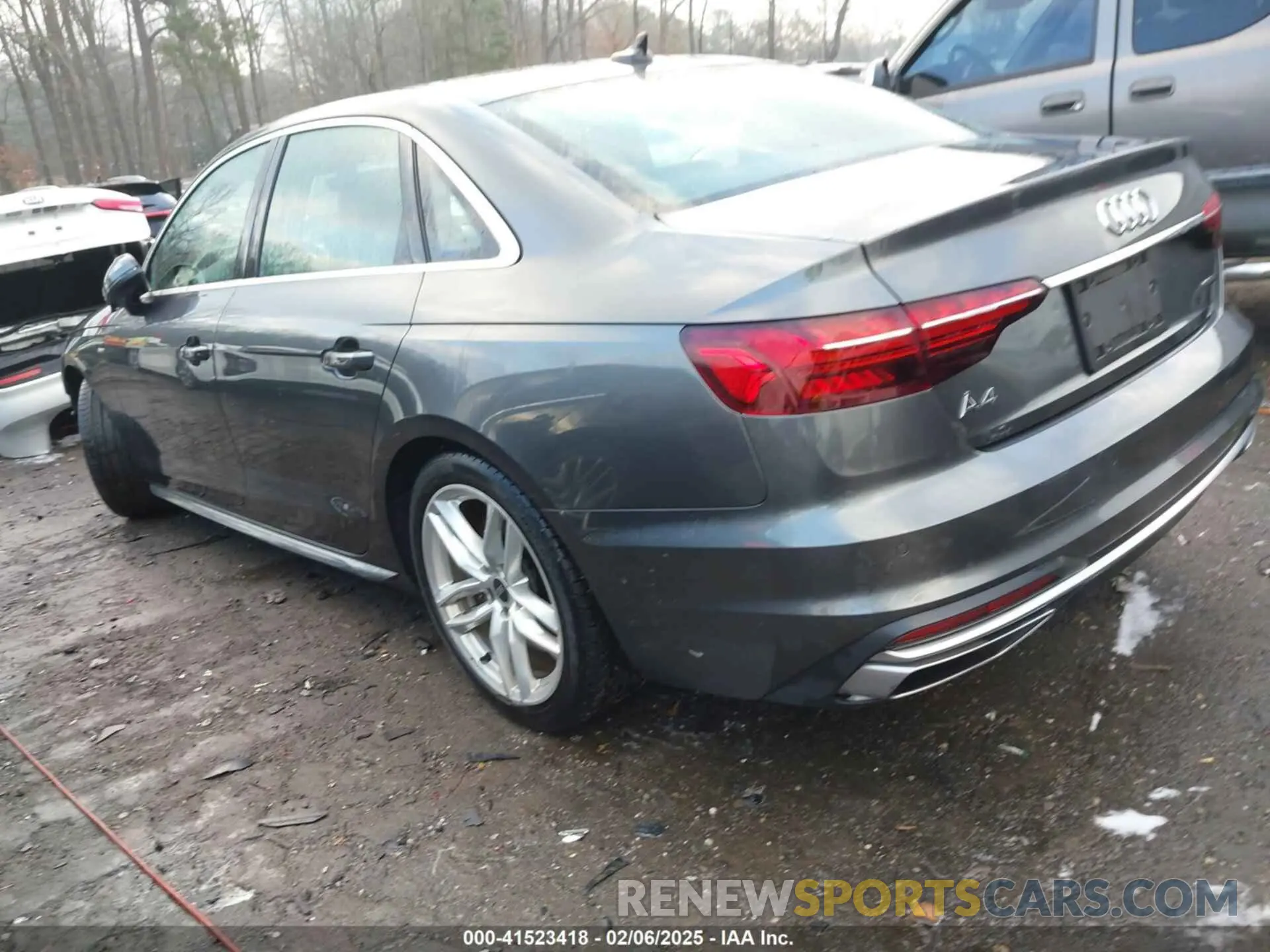 3 Photograph of a damaged car WAUEAAF48NA044653 AUDI A4 2022