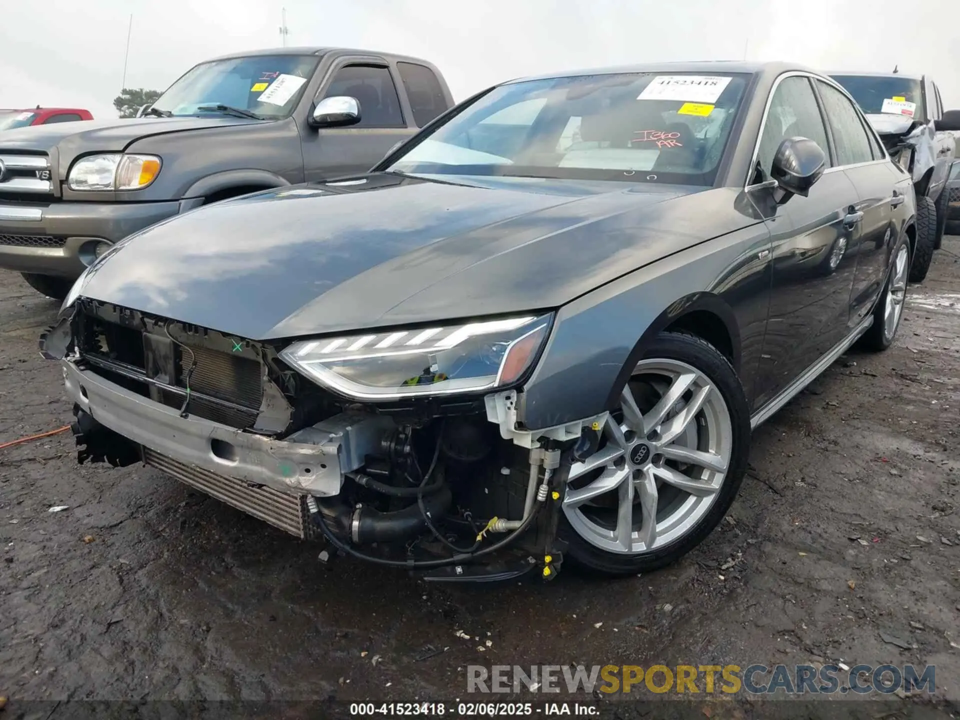 6 Photograph of a damaged car WAUEAAF48NA044653 AUDI A4 2022