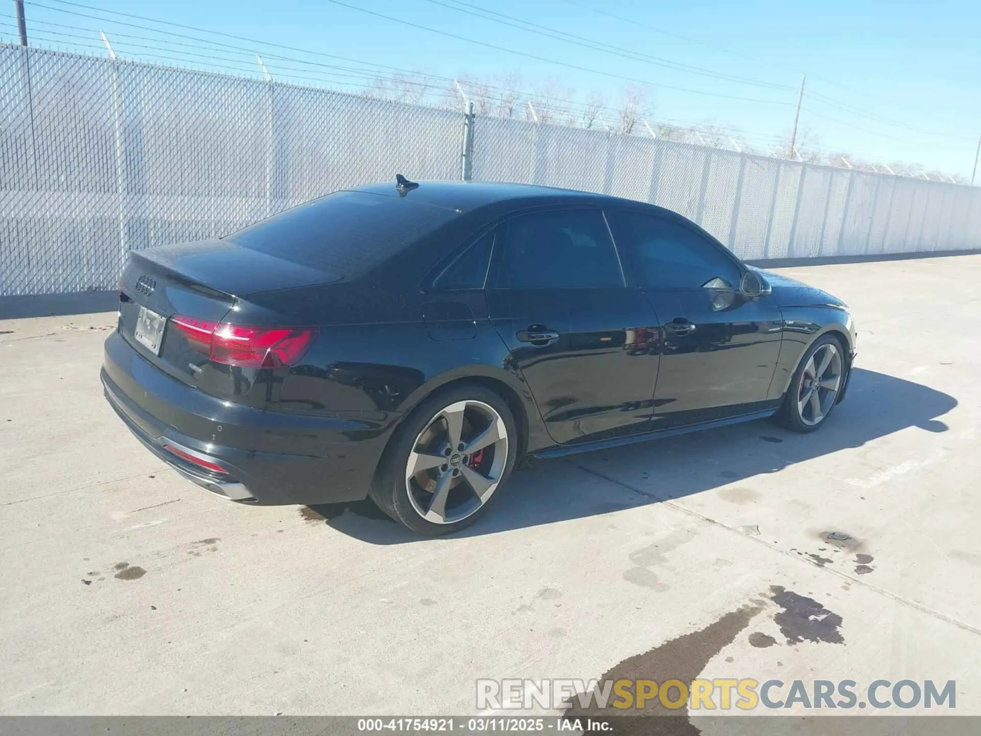 4 Фотография поврежденного автомобиля WAUEAAF4XNA008656 AUDI A4 2022