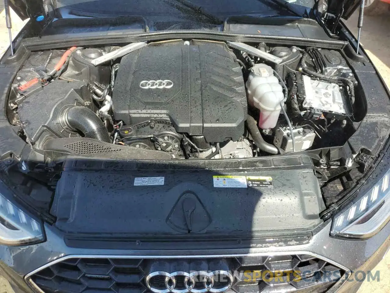11 Фотография поврежденного автомобиля WAUFAAF49NN012632 AUDI A4 2022