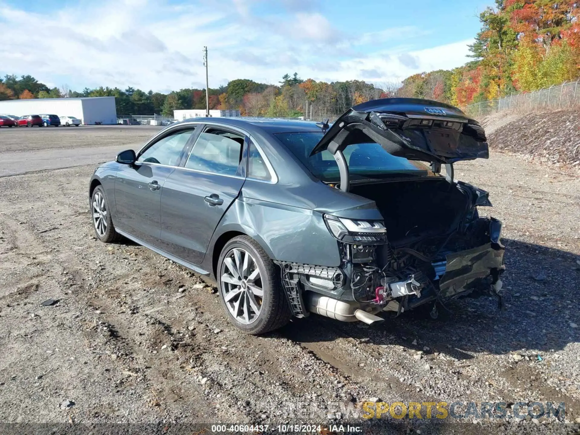 3 Photograph of a damaged car WAUABAF47PN009335 AUDI A4 2023