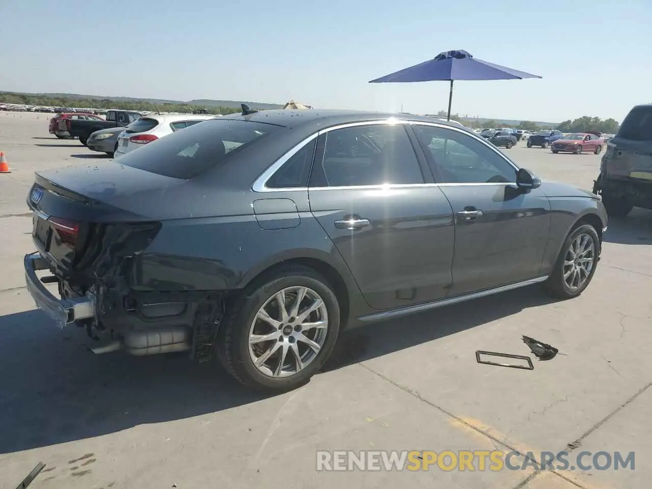 3 Photograph of a damaged car WAUABAF4XPA011975 AUDI A4 2023