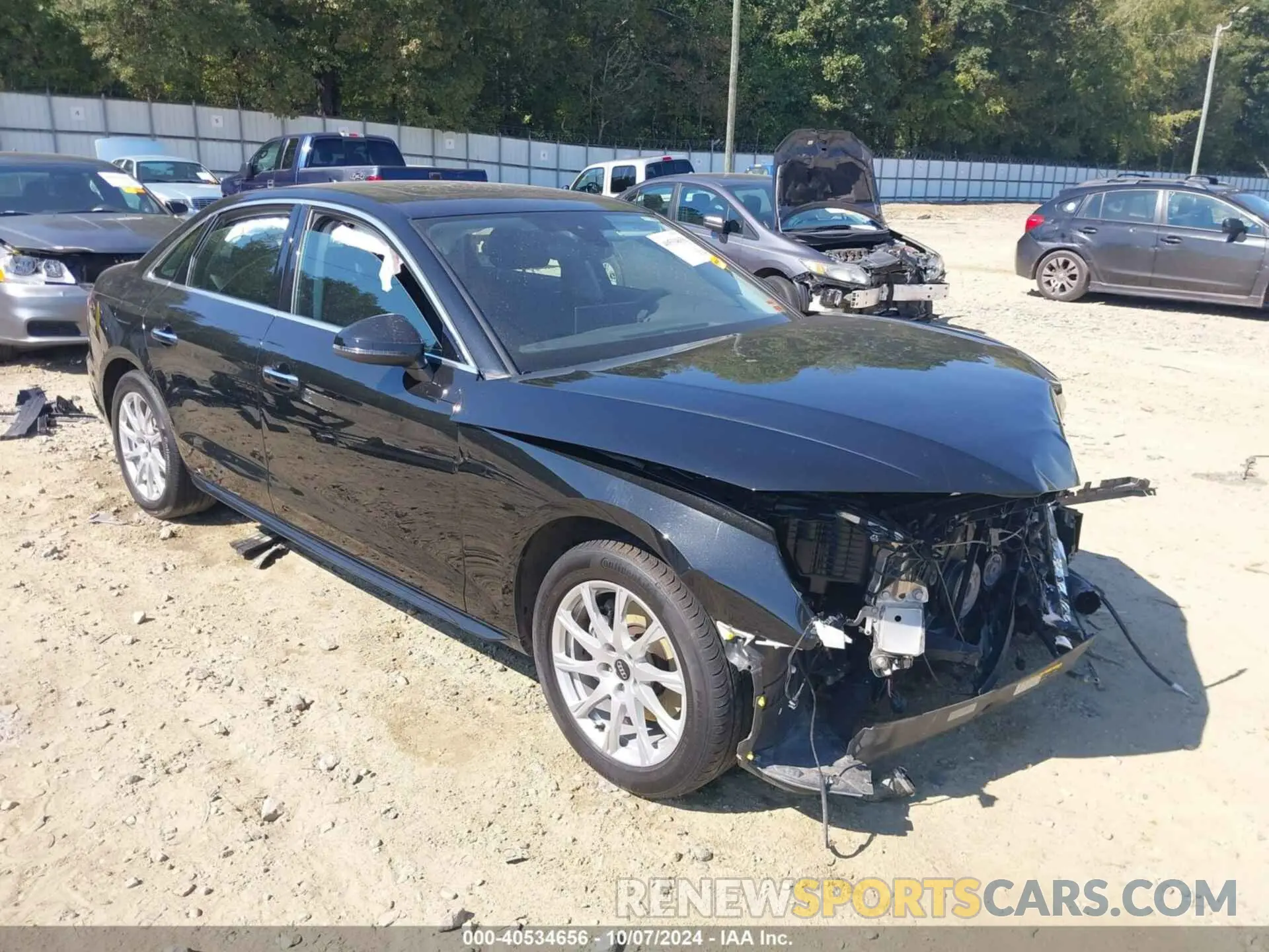1 Photograph of a damaged car WAUABAF4XPN002492 AUDI A4 2023