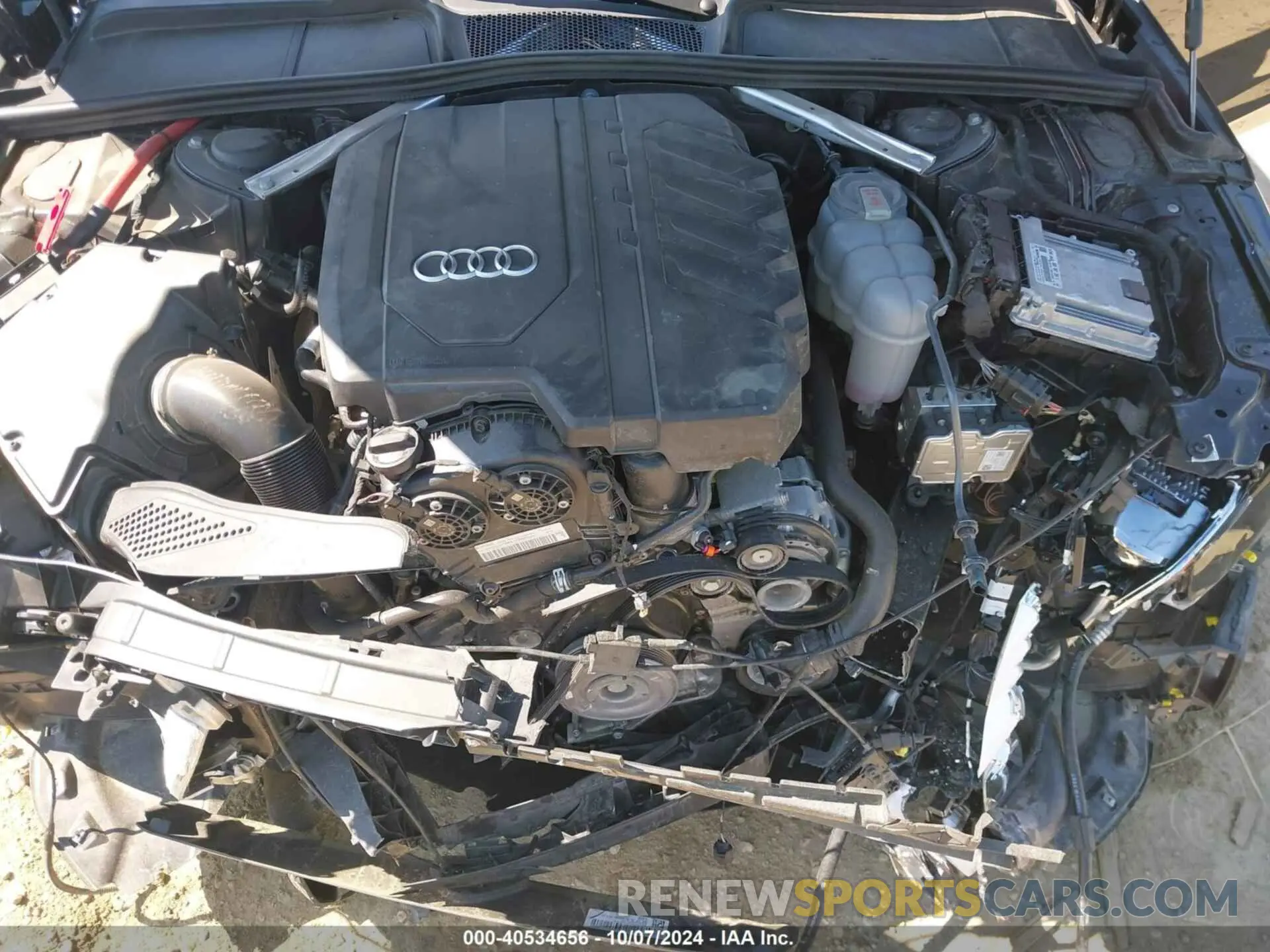 10 Photograph of a damaged car WAUABAF4XPN002492 AUDI A4 2023
