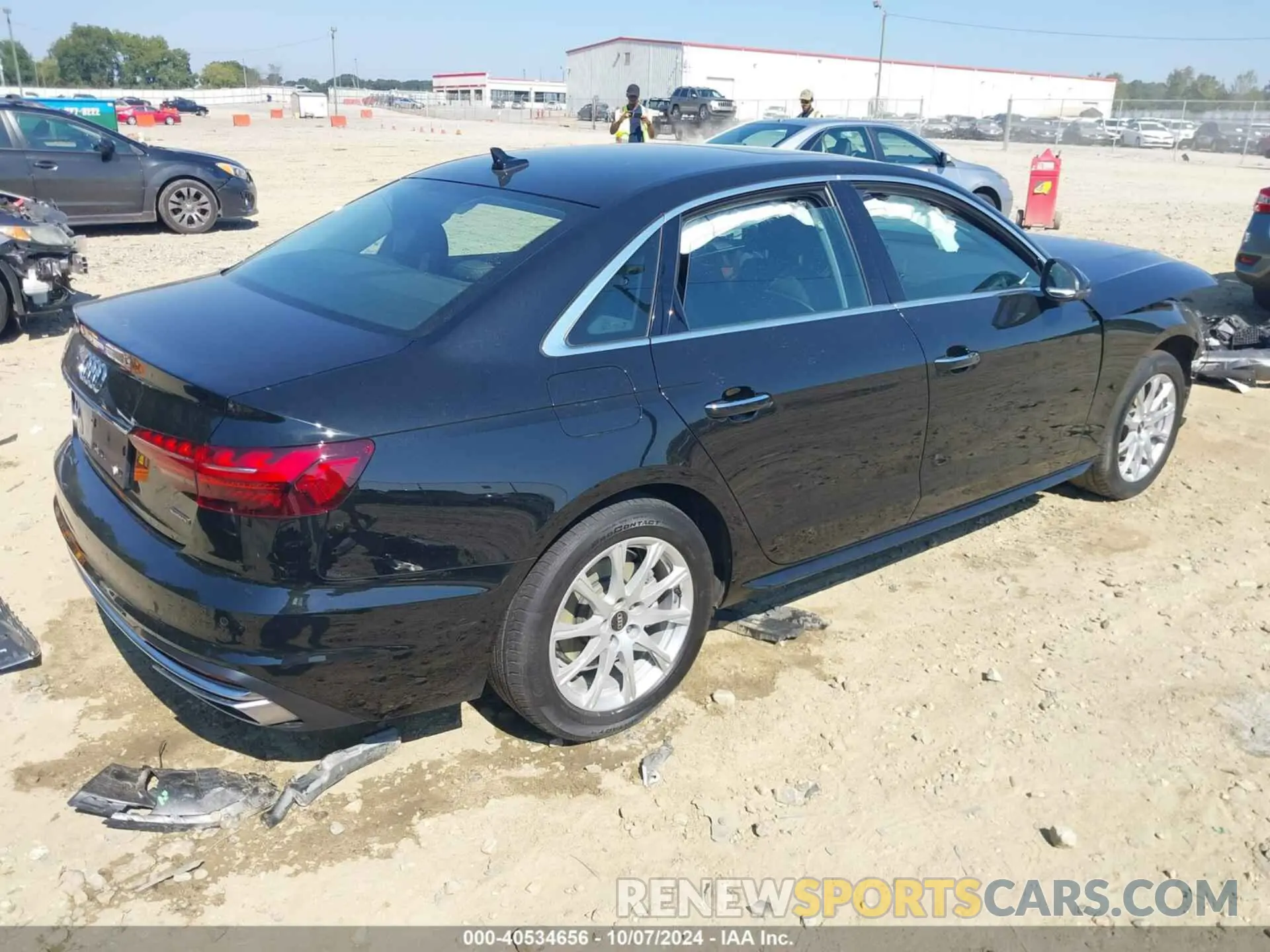 4 Photograph of a damaged car WAUABAF4XPN002492 AUDI A4 2023