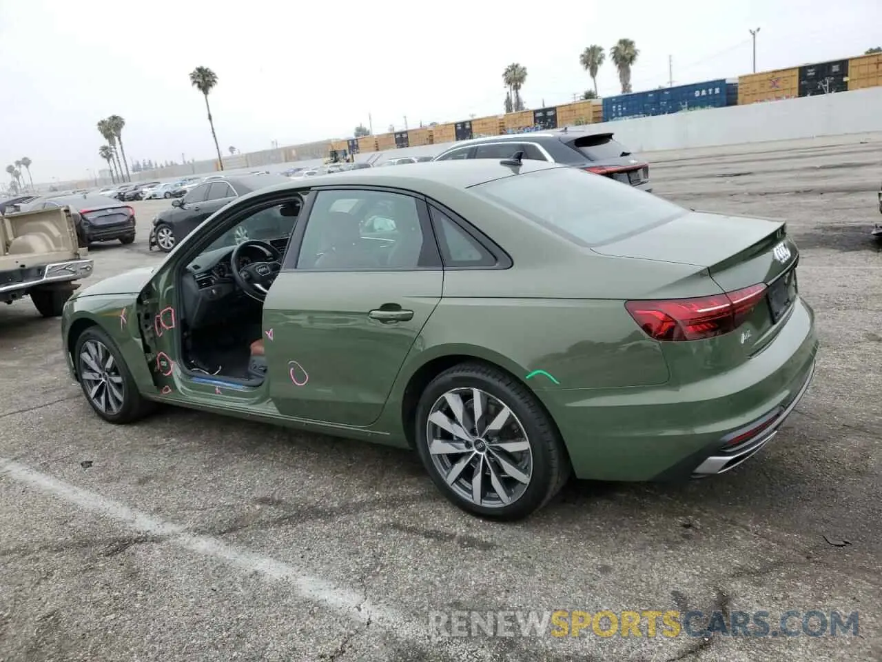 2 Photograph of a damaged car WAUBBAF45PN021620 AUDI A4 2023