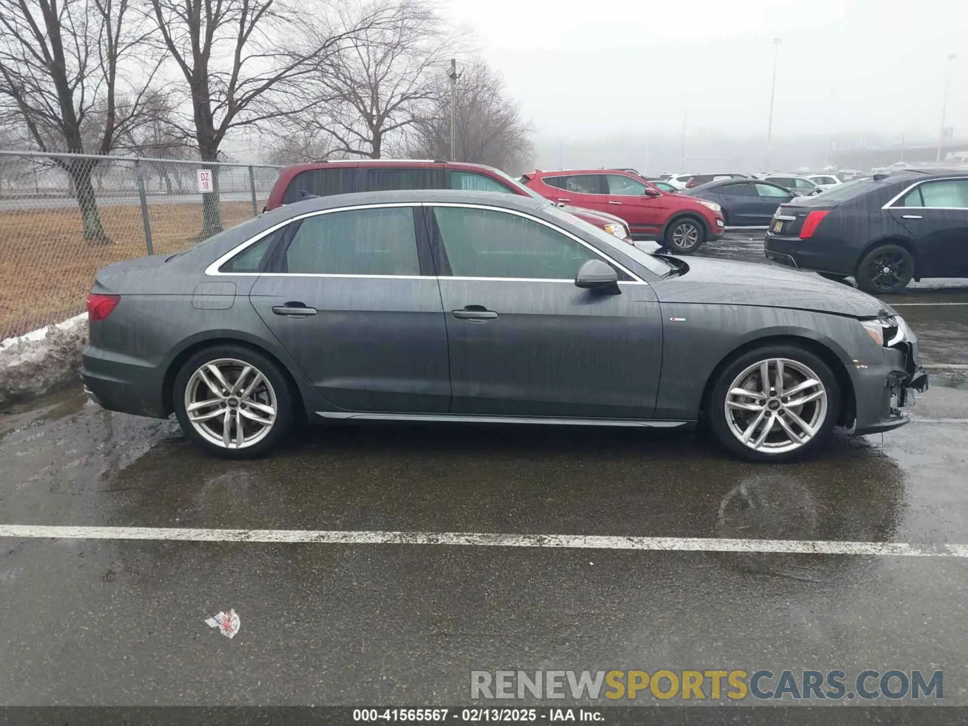 13 Photograph of a damaged car WAUDAAF44PN013763 AUDI A4 2023