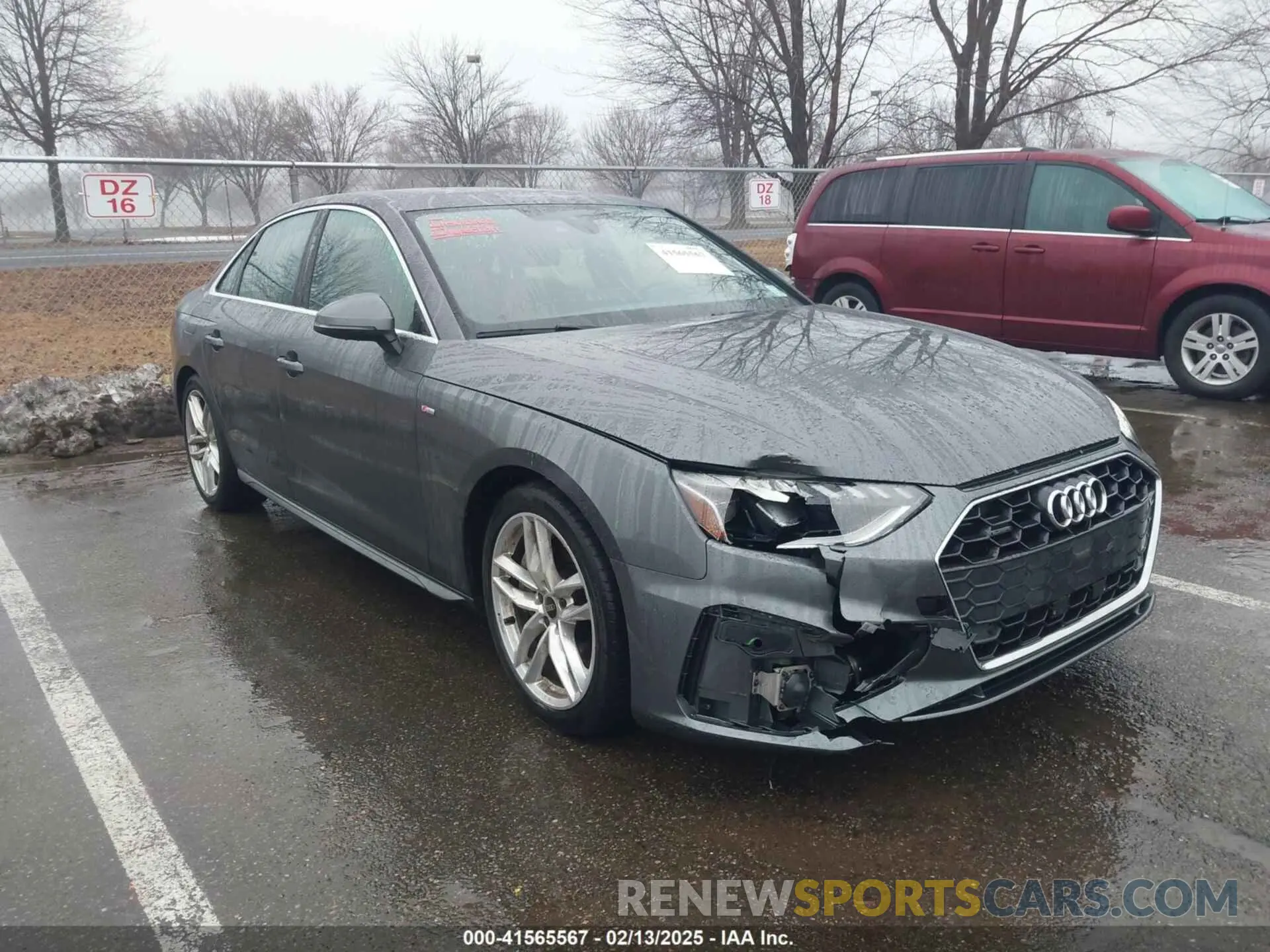 6 Photograph of a damaged car WAUDAAF44PN013763 AUDI A4 2023