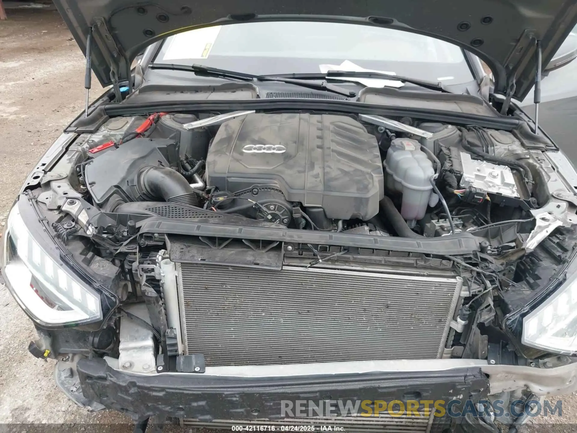 10 Photograph of a damaged car WAUEAAF40PN003736 AUDI A4 2023