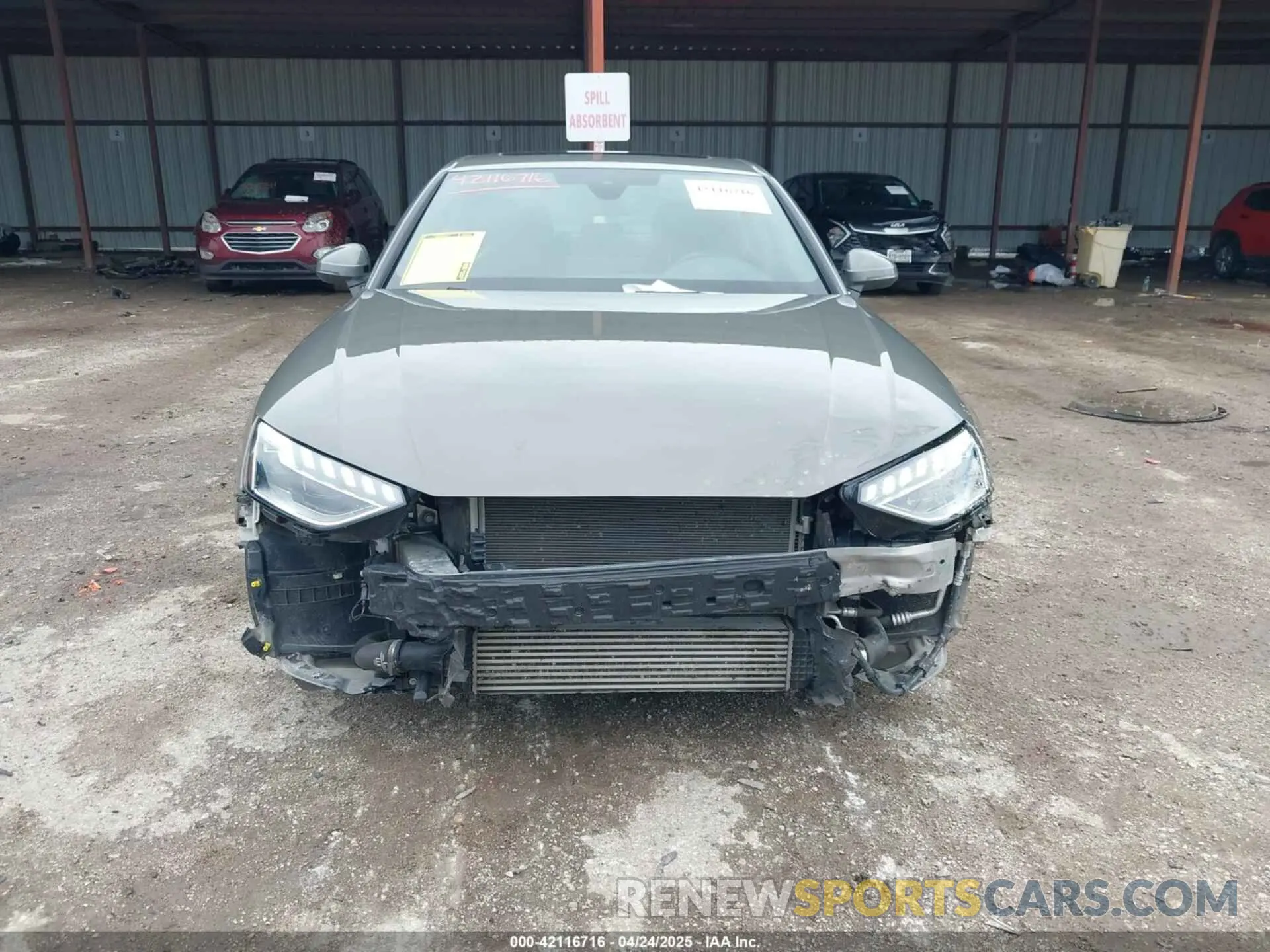 12 Photograph of a damaged car WAUEAAF40PN003736 AUDI A4 2023