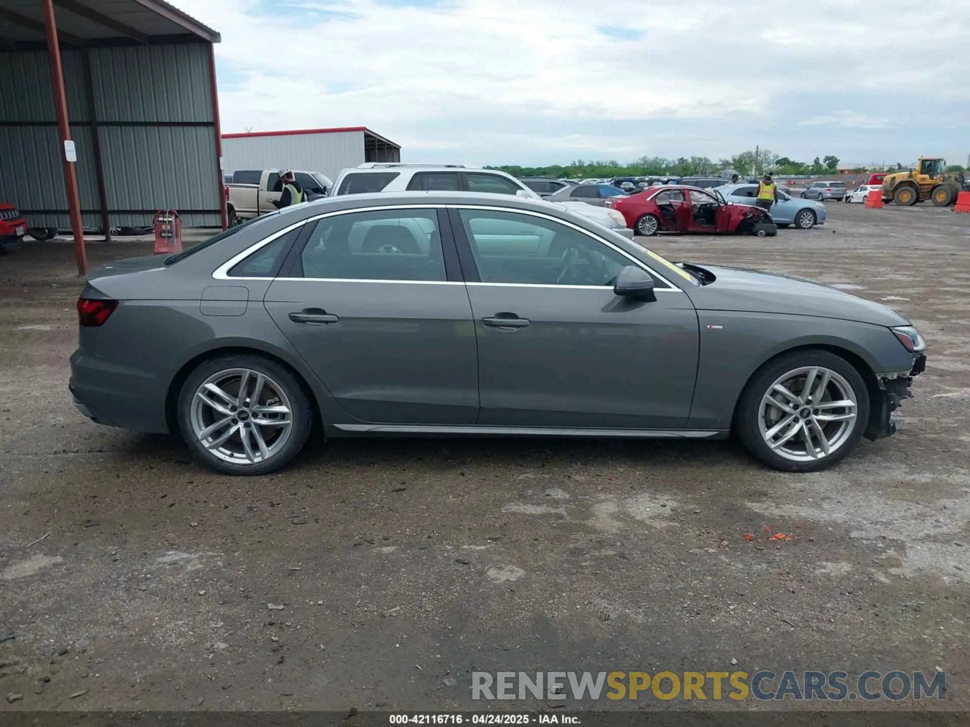 13 Photograph of a damaged car WAUEAAF40PN003736 AUDI A4 2023