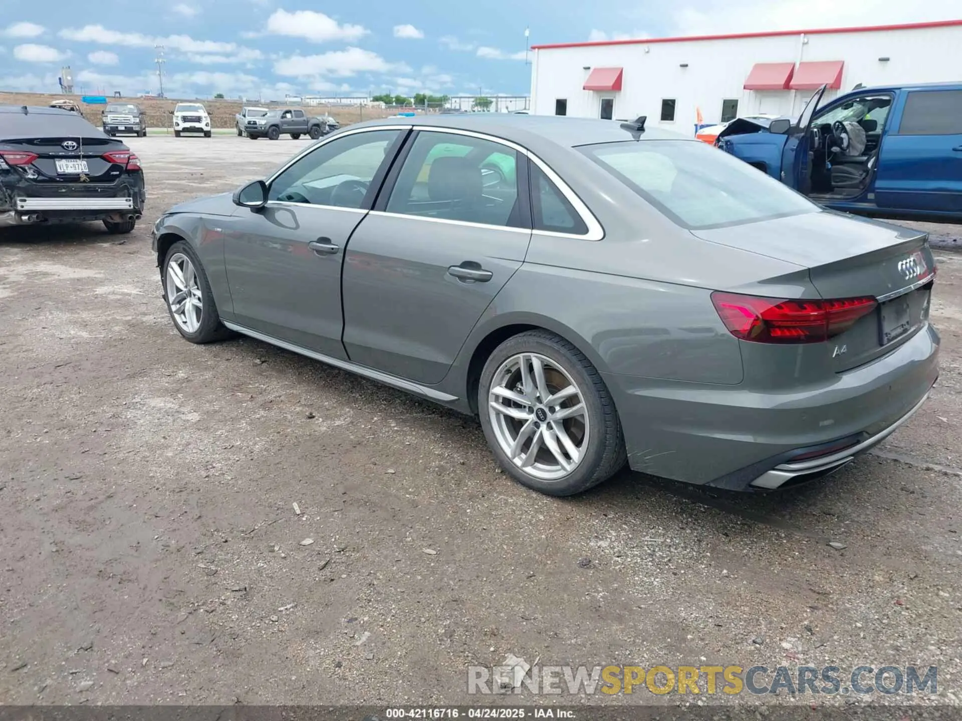 3 Photograph of a damaged car WAUEAAF40PN003736 AUDI A4 2023