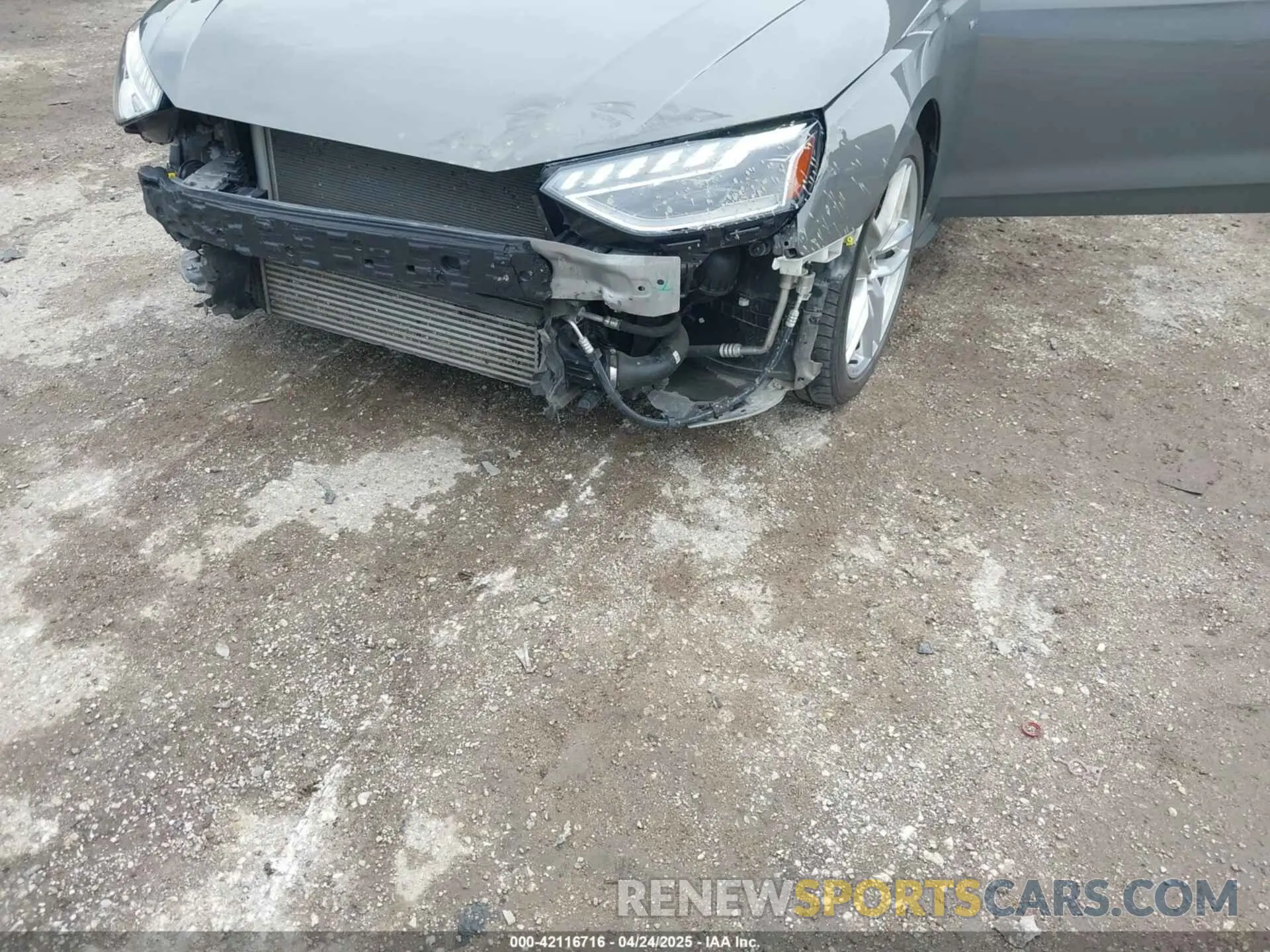 6 Photograph of a damaged car WAUEAAF40PN003736 AUDI A4 2023