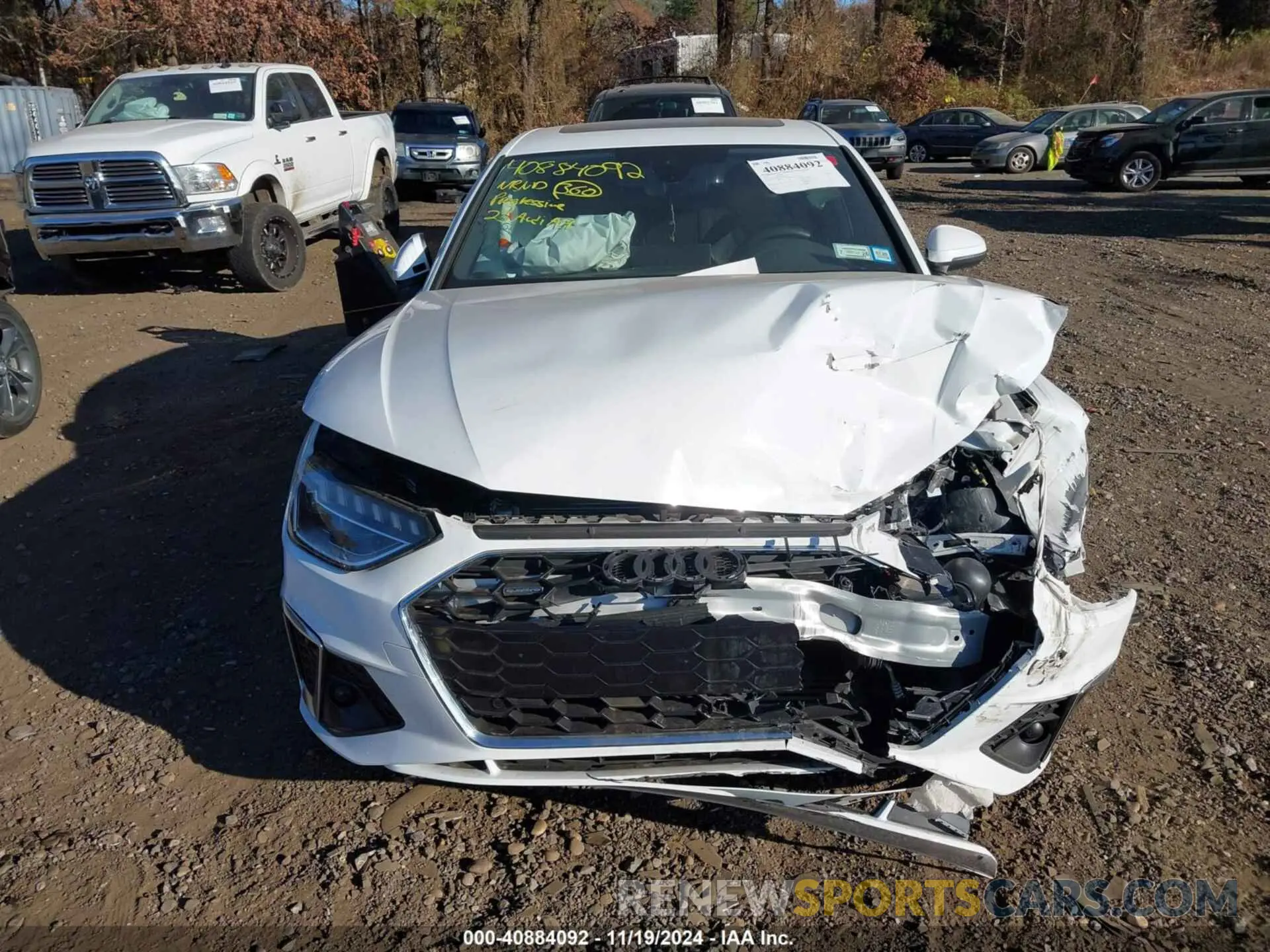12 Photograph of a damaged car WAUEAAF40PN009794 AUDI A4 2023