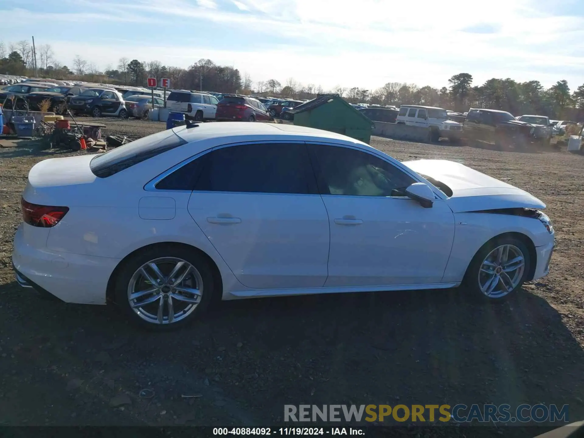 13 Photograph of a damaged car WAUEAAF40PN009794 AUDI A4 2023