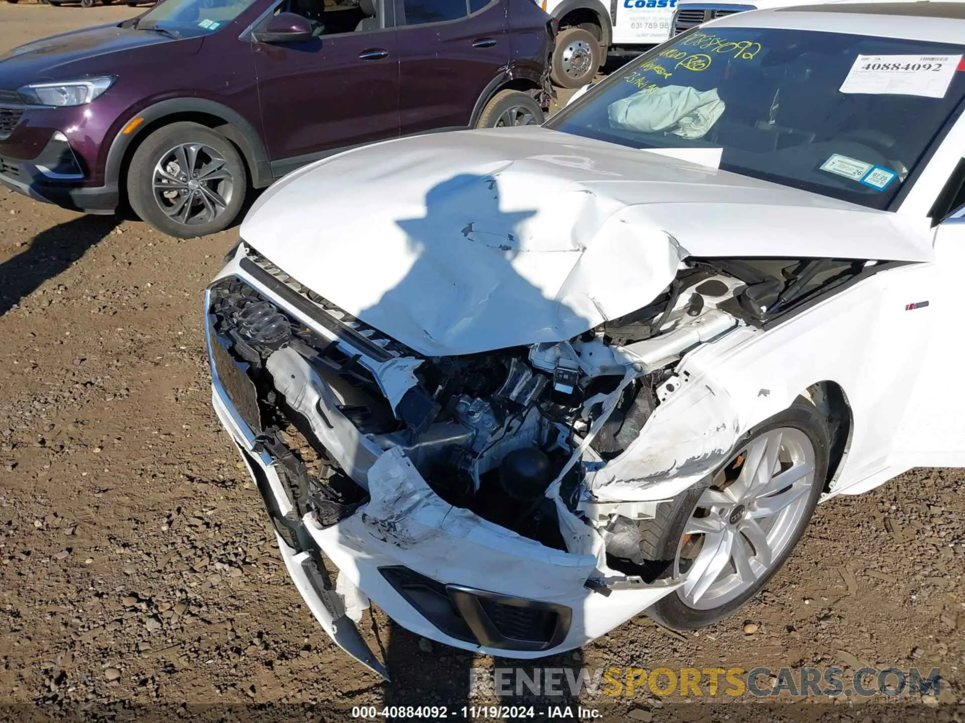 6 Photograph of a damaged car WAUEAAF40PN009794 AUDI A4 2023