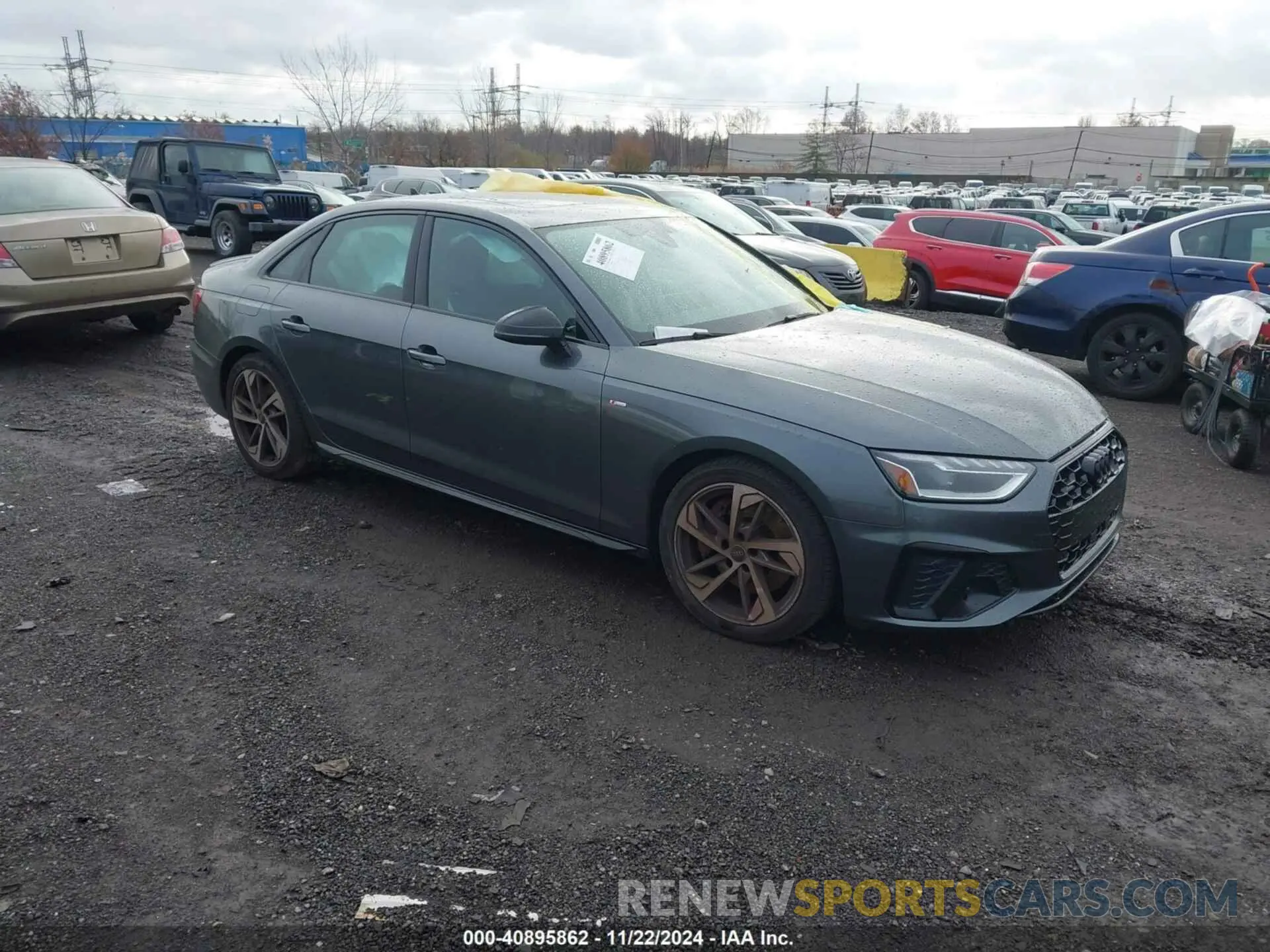 1 Фотография поврежденного автомобиля WAUEAAF41PA008242 AUDI A4 2023