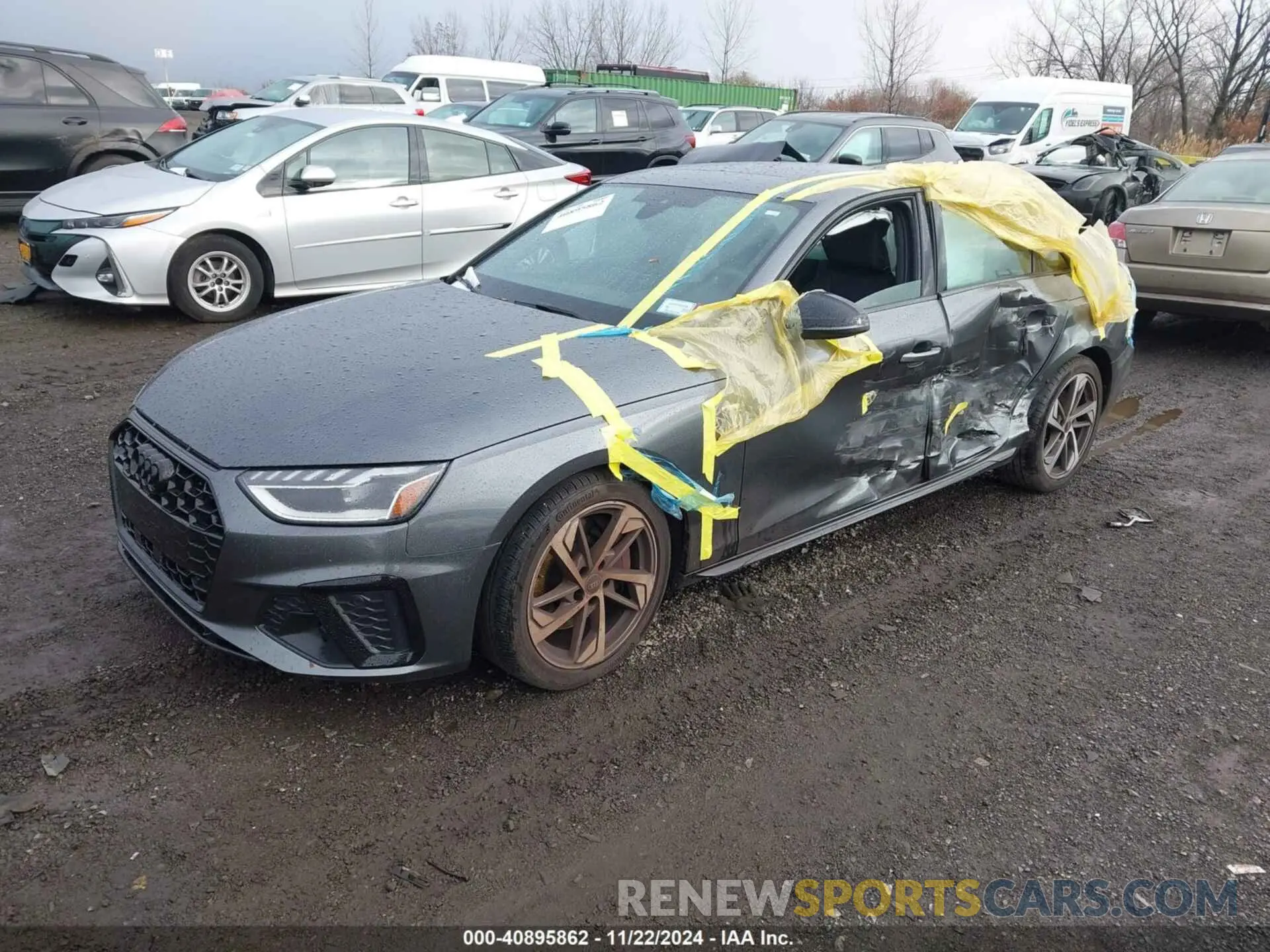 2 Фотография поврежденного автомобиля WAUEAAF41PA008242 AUDI A4 2023