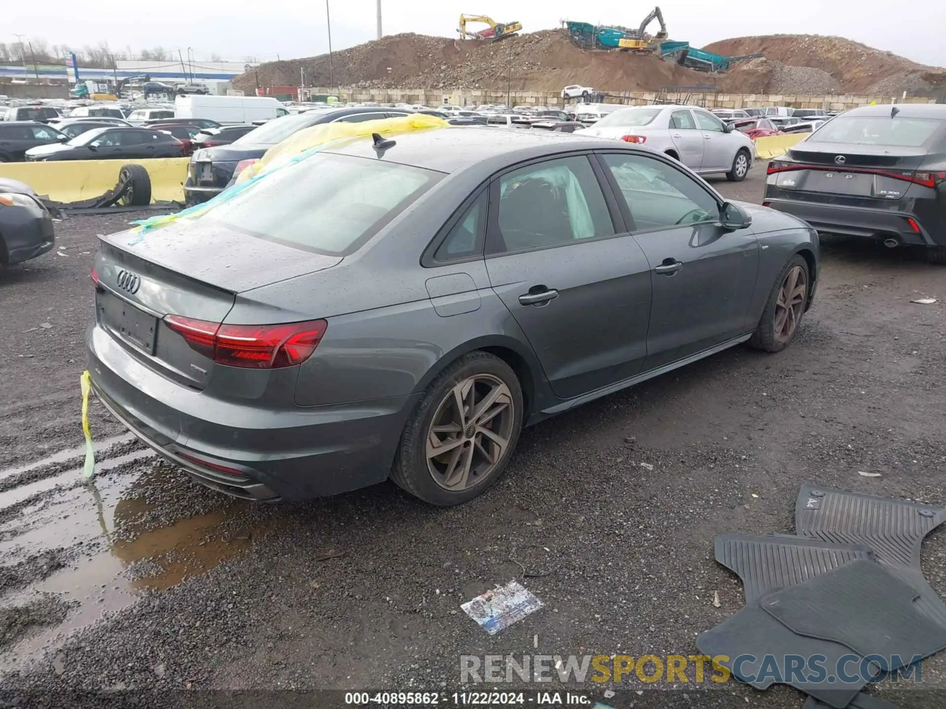 4 Фотография поврежденного автомобиля WAUEAAF41PA008242 AUDI A4 2023