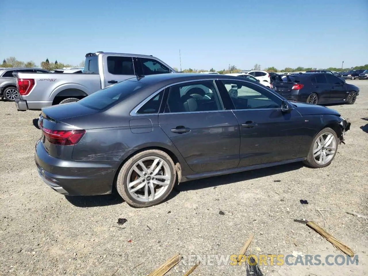 3 Photograph of a damaged car WAUEAAF41PA030337 AUDI A4 2023