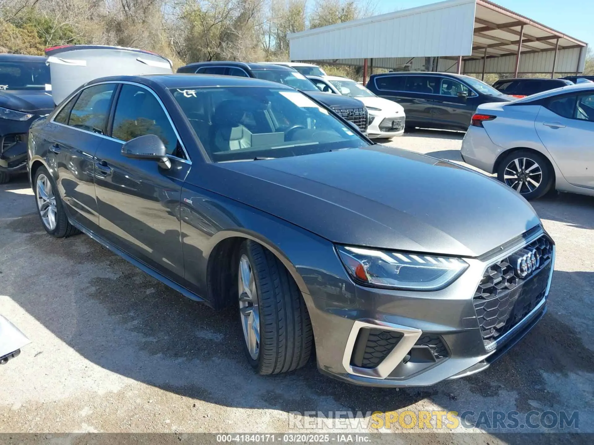 1 Фотография поврежденного автомобиля WAUEAAF41PN003017 AUDI A4 2023