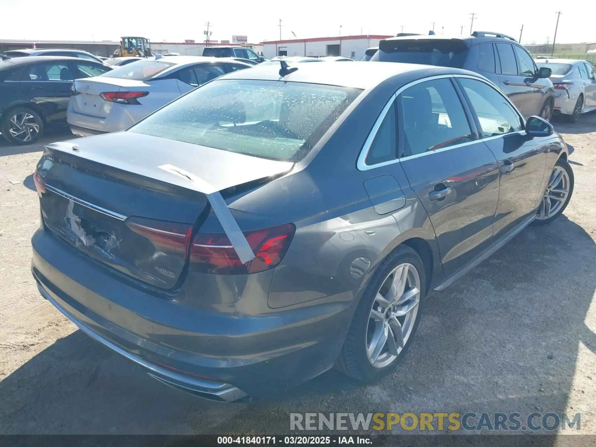 4 Фотография поврежденного автомобиля WAUEAAF41PN003017 AUDI A4 2023