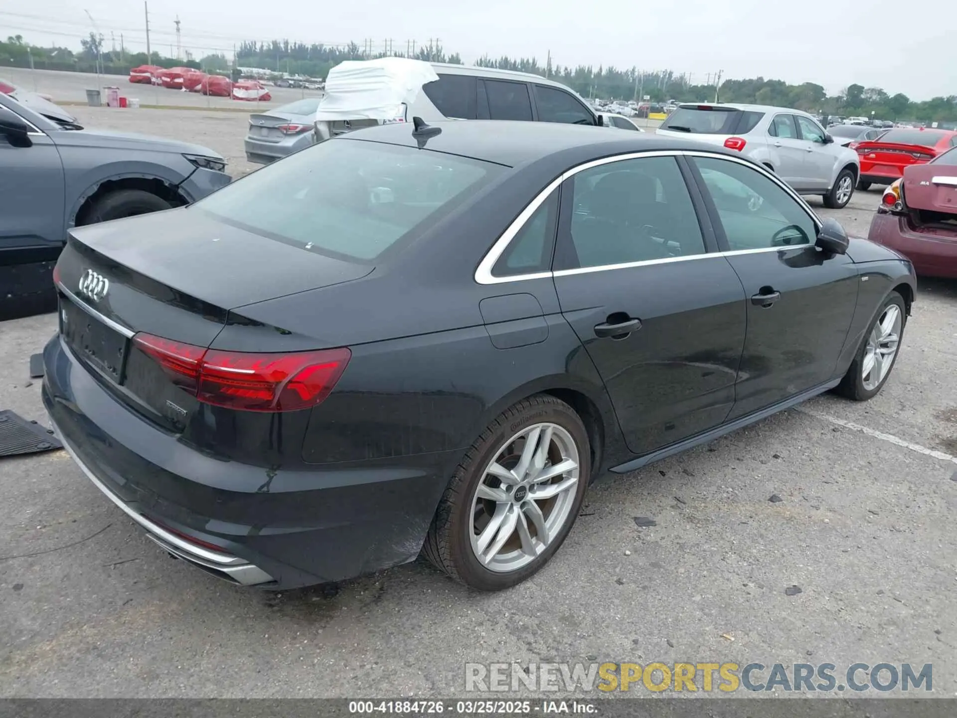 4 Фотография поврежденного автомобиля WAUEAAF41PN008380 AUDI A4 2023