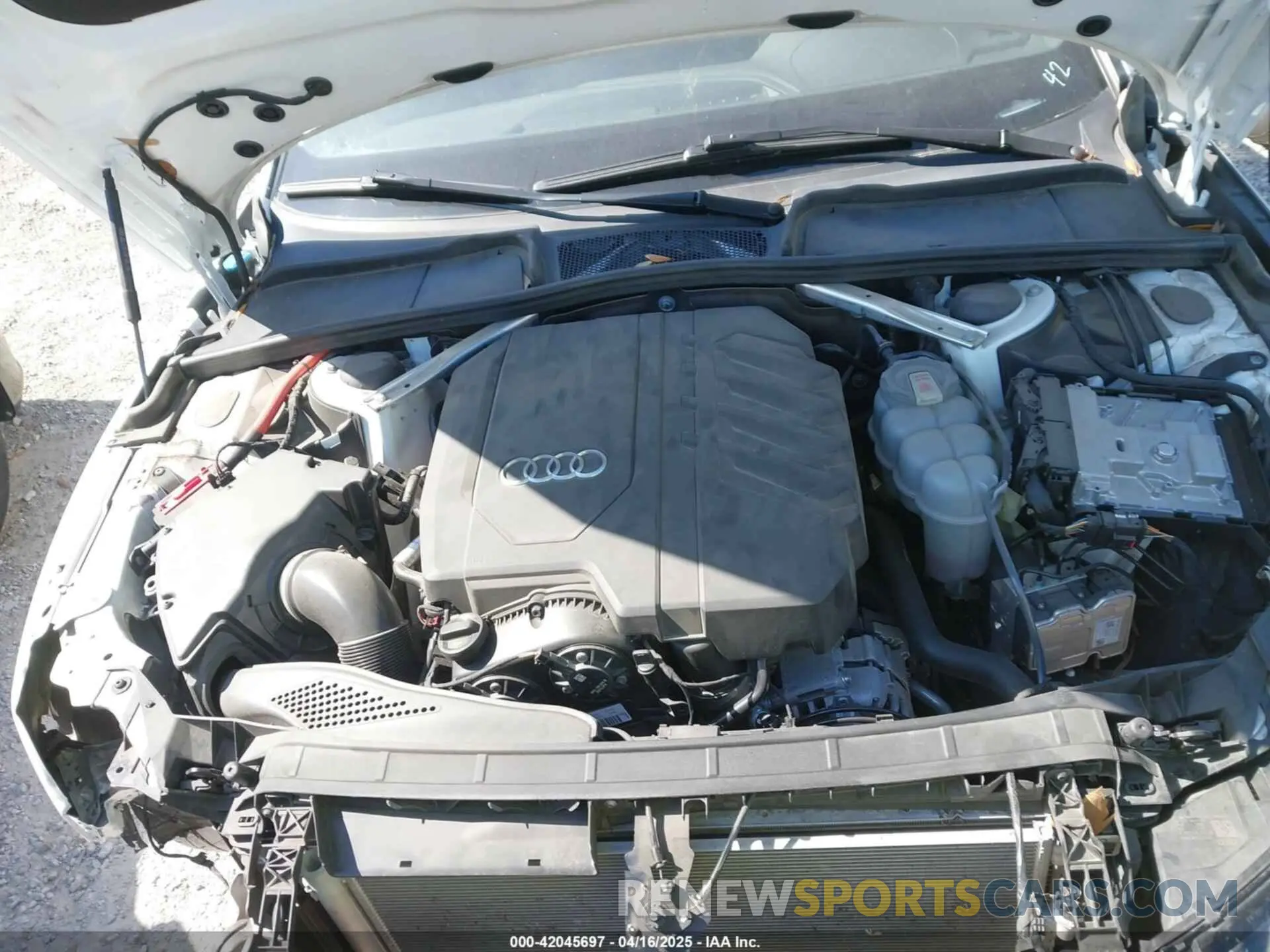 10 Photograph of a damaged car WAUEAAF41PN009934 AUDI A4 2023