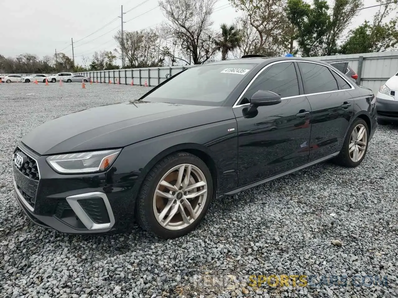 1 Фотография поврежденного автомобиля WAUEAAF42PN004810 AUDI A4 2023