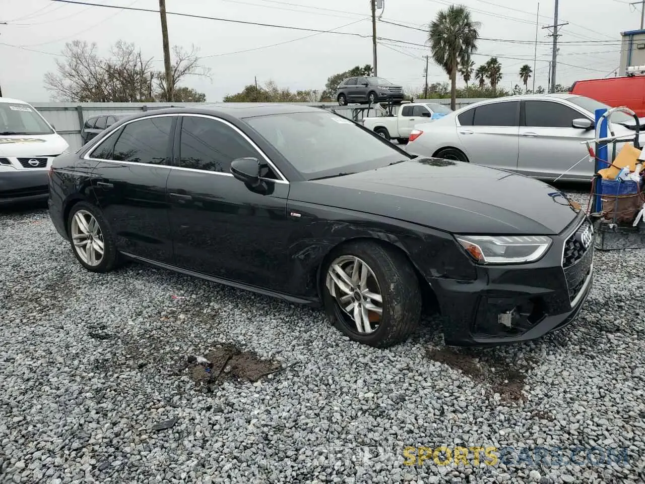 4 Фотография поврежденного автомобиля WAUEAAF42PN004810 AUDI A4 2023